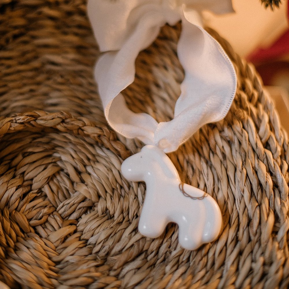 Елочная игрушка лошадка